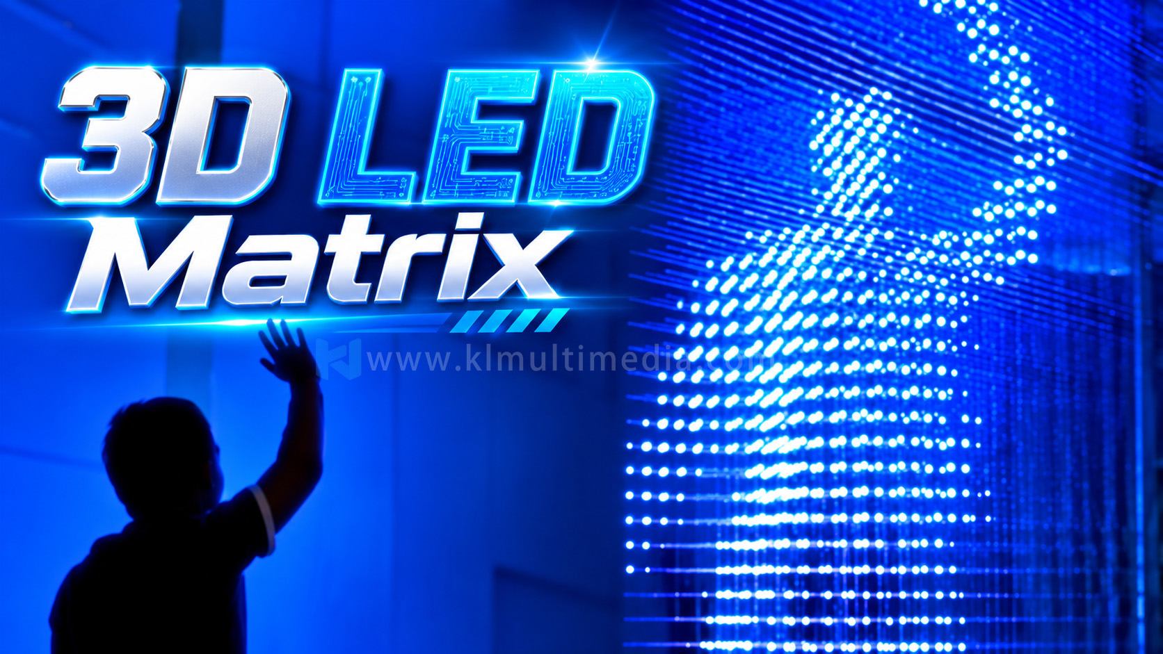 Interactive Dreamy Breath Light Matriz LED 3D