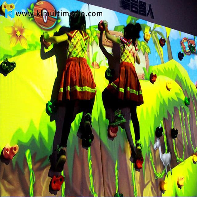 Muro de escalada aumentado