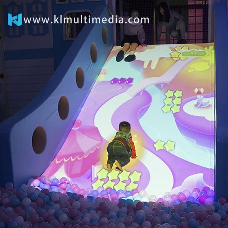 Diapositiva de proyección interactiva