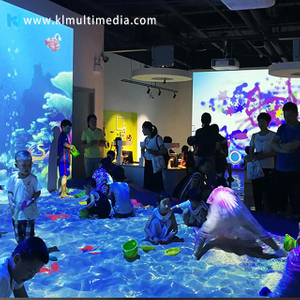 Playa de arena interactiva