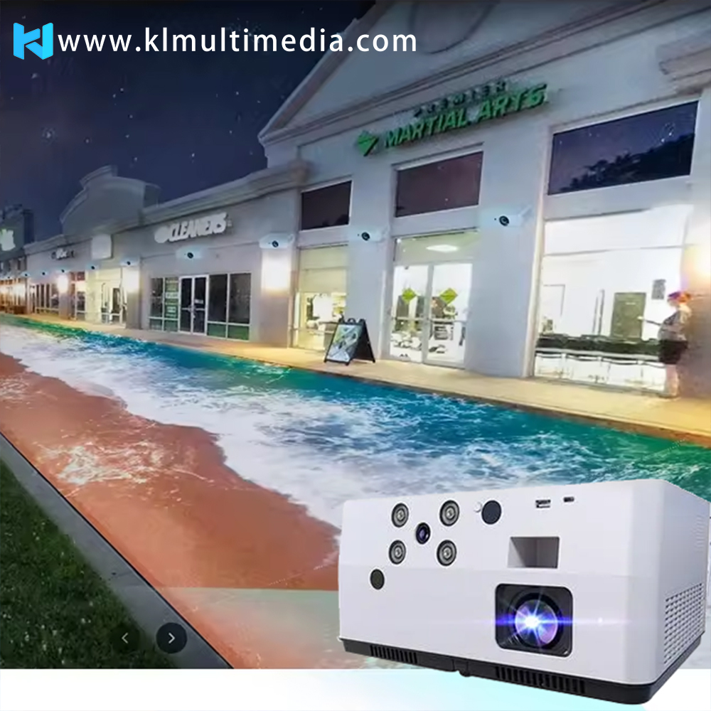 Proyector de piso interactivo