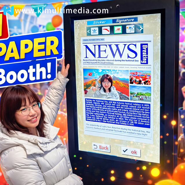 Fotomatón de periódico