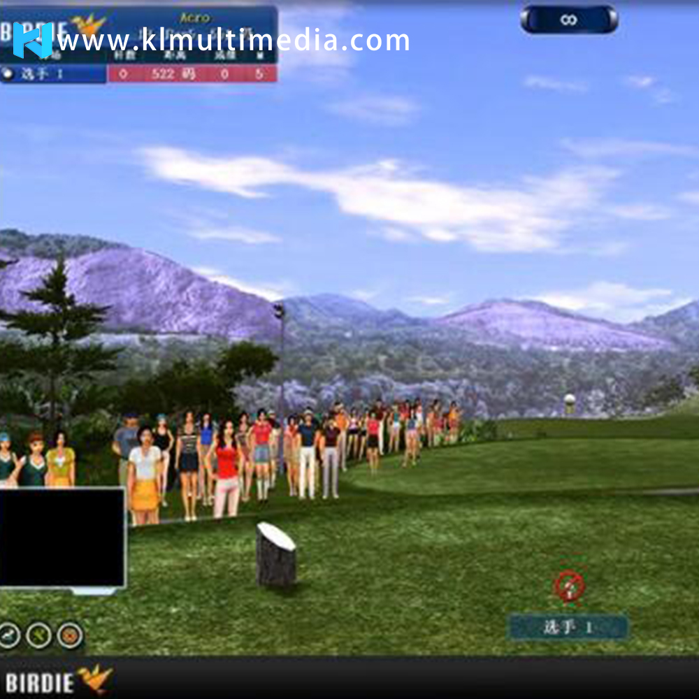 Proyector de simulador de golf