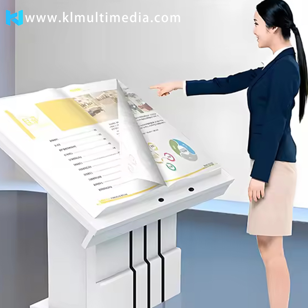 Proyección de libros interactivos