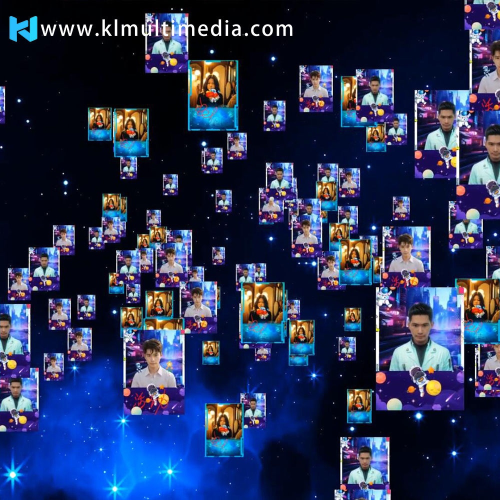 Foto mosaico de pared