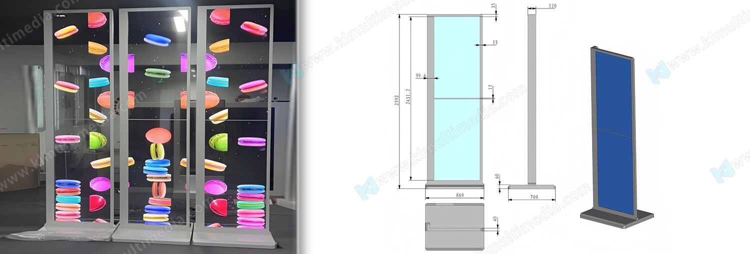 55 pulgadas verticales