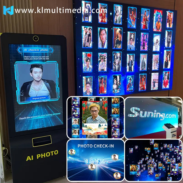 Foto mosaico de pared