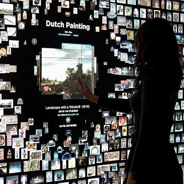 Muro de vídeo interactivo