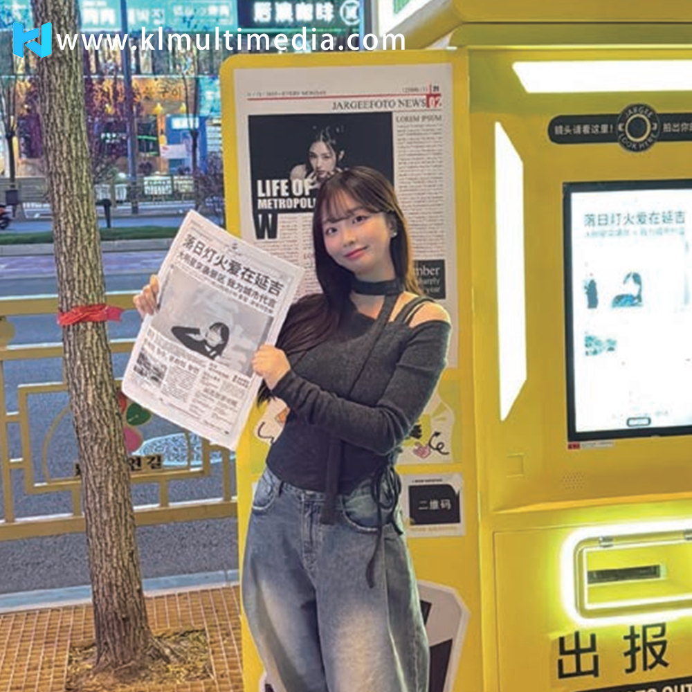 Fotomatón de periódico