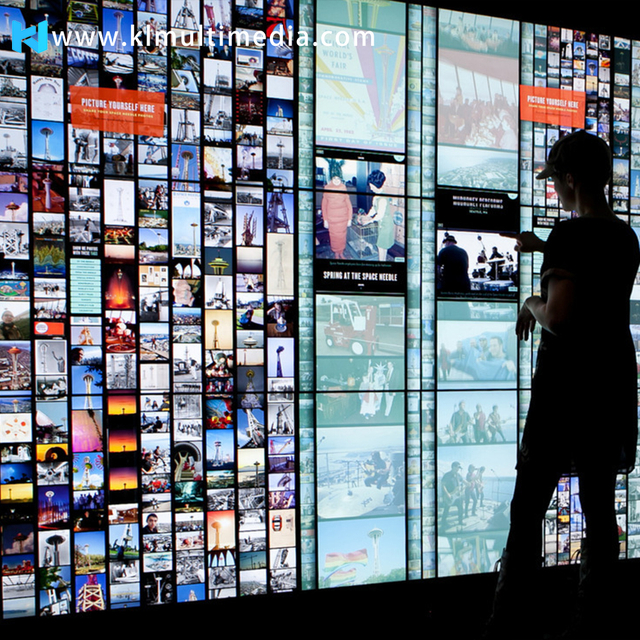 Pared LED interactiva