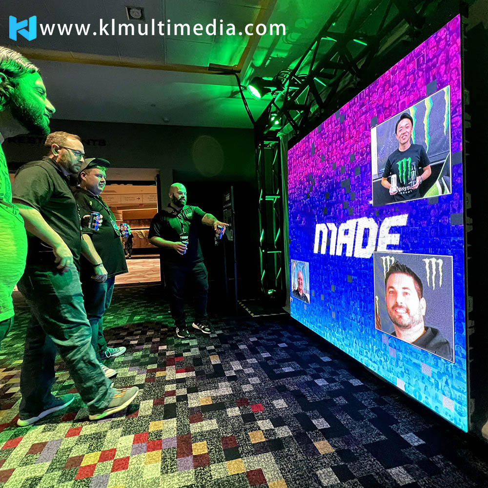 Foto mosaico de pared