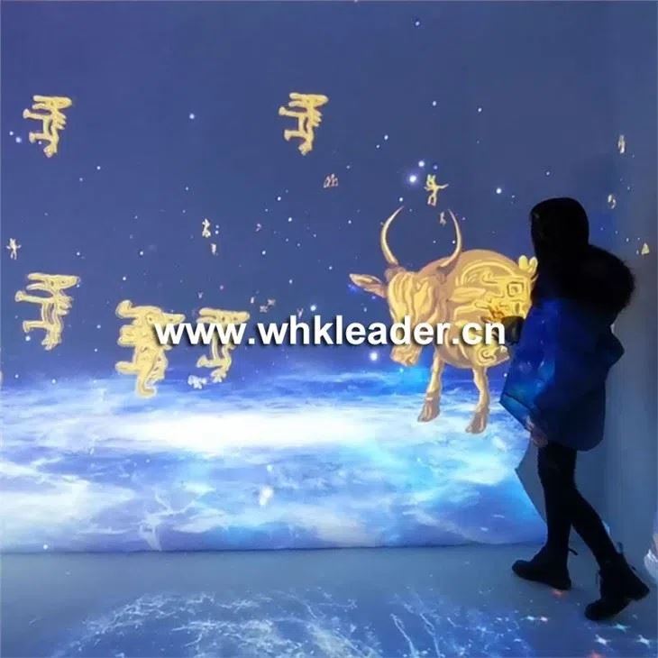 Instalaciones de arte interactivo con jeroglíficos