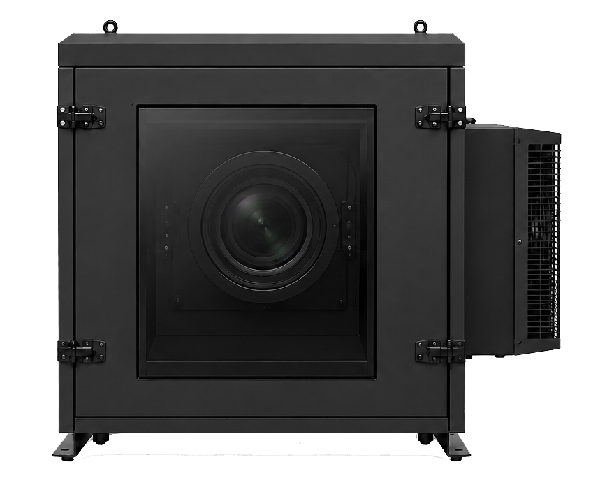 Proyector exterior de 23500 l&uacute;menes.