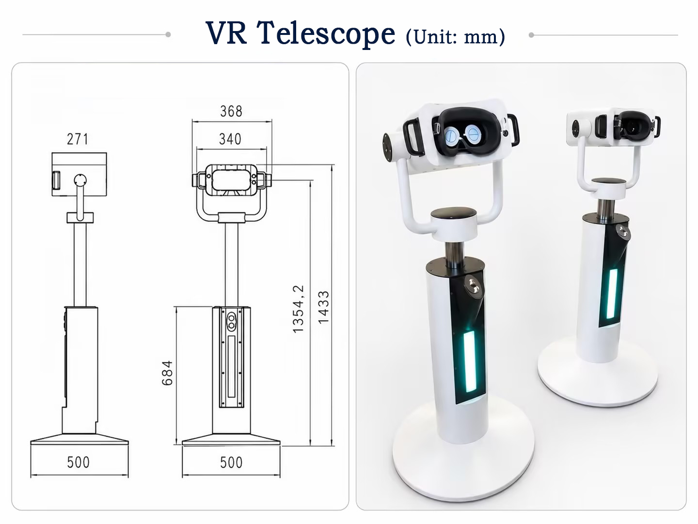 Telescopio de realidad virtual