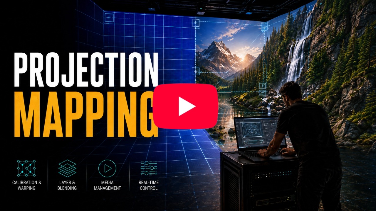 software de mapeo de proyecci&oacute;n