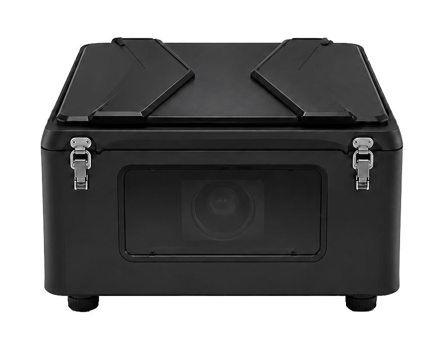 Proyector exterior de 6500 l&uacute;menes.