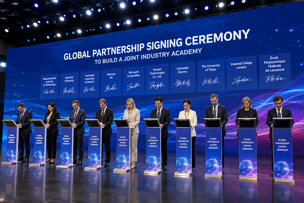 Imagen de la ceremonia de firma